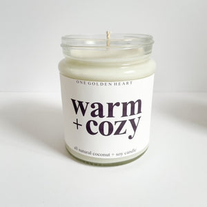 14oz Warm + Cozy Candle