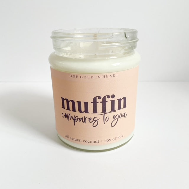14oz Muffin Compares to You Candle